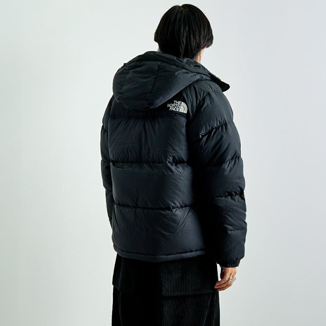 THE NORTH FACE [ザ ノースフェイス] ヌプシフーディ [ND92559] K &&モデル身長：179cm 着用サイズ：XL&&