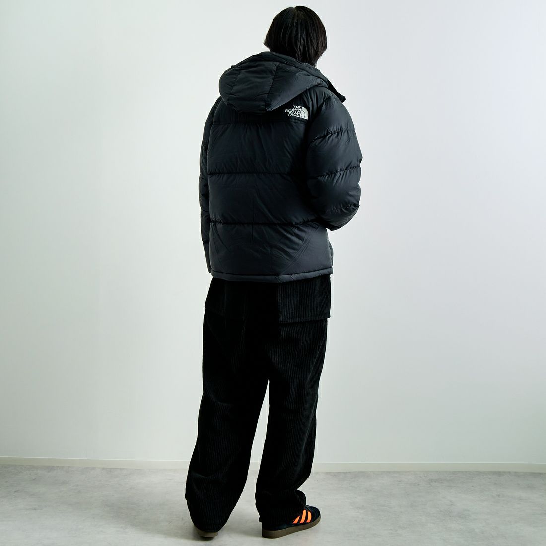 THE NORTH FACE [ザ ノースフェイス] ヌプシフーディ [ND92559] K &&モデル身長：179cm 着用サイズ：XL&&