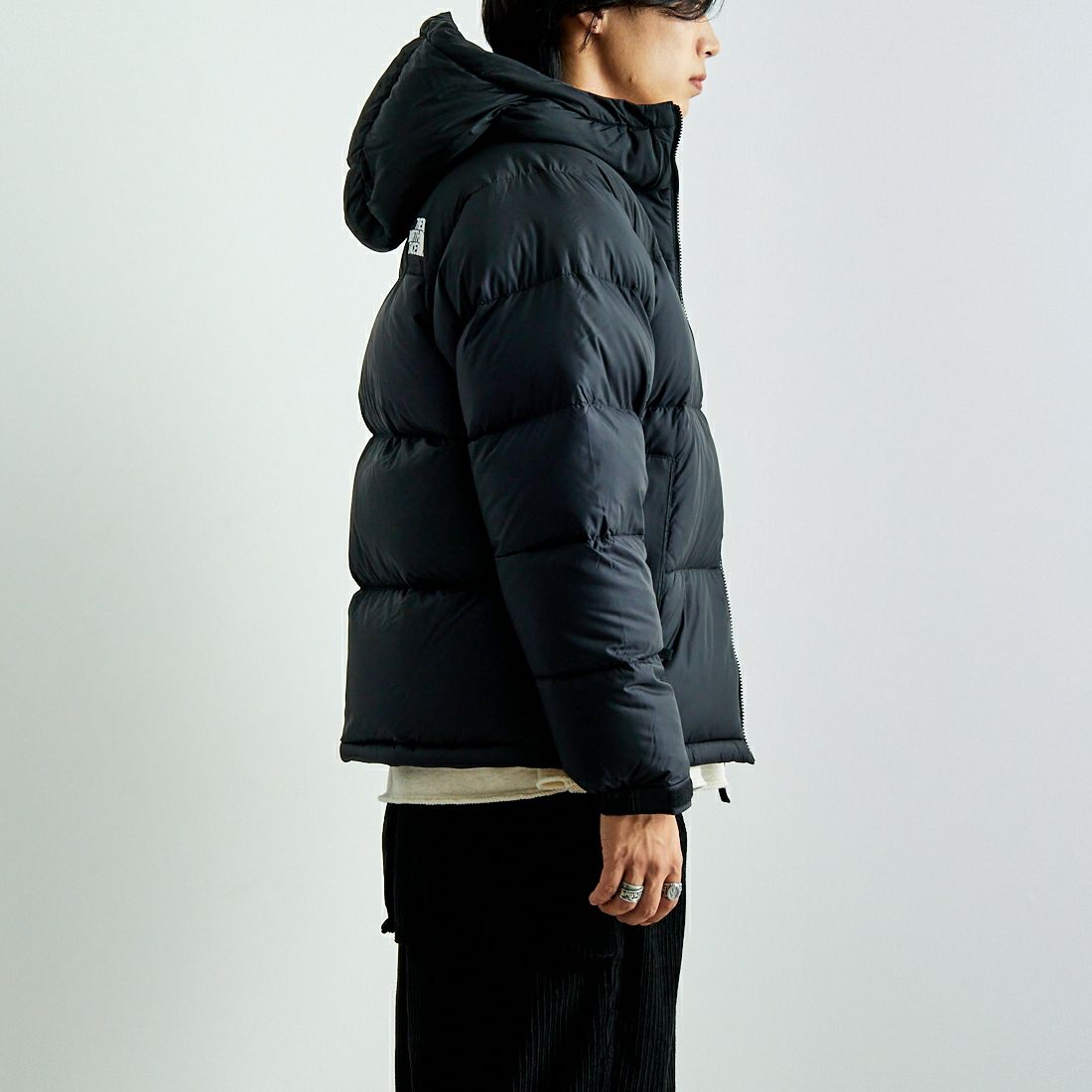 THE NORTH FACE [ザ ノースフェイス] ヌプシフーディ [ND92559] K &&モデル身長：179cm 着用サイズ：M&&