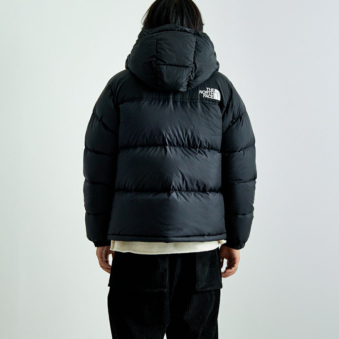 THE NORTH FACE [ザ ノースフェイス] ヌプシフーディ [ND92559] K &&モデル身長：179cm 着用サイズ：M&&