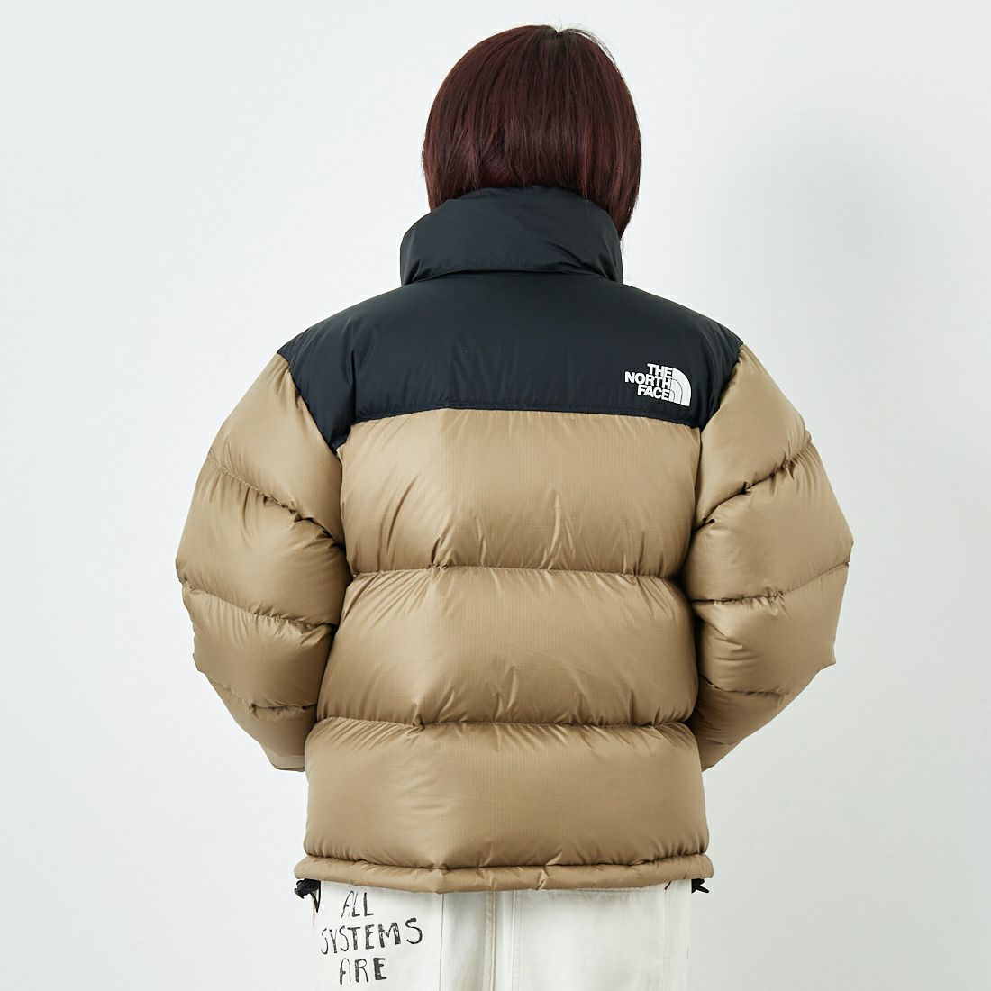THE NORTH FACE [ザ ノースフェイス] ショートヌプシジャケット [NDW92555] CK &&モデル身長：167cm 着用サイズ：L&&