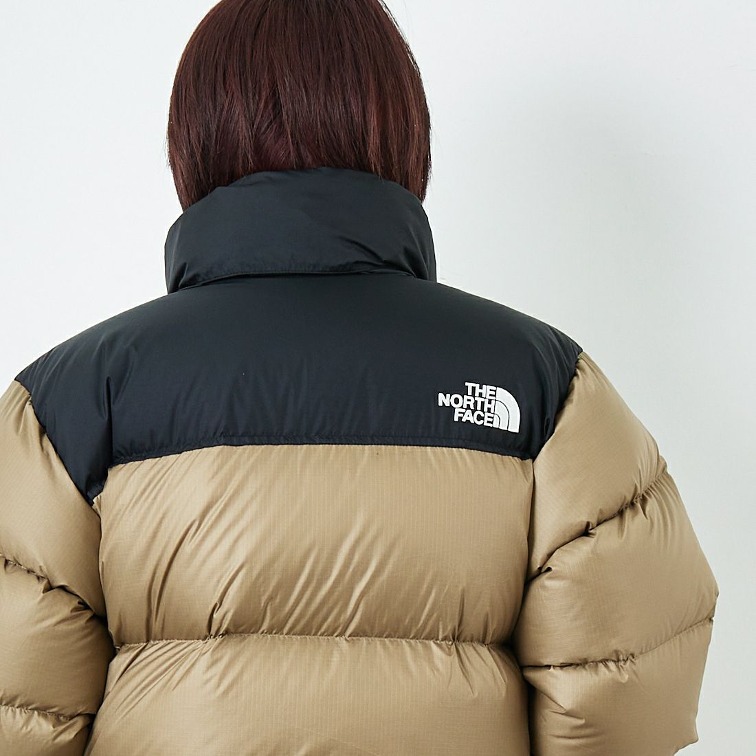 THE NORTH FACE [ザ ノースフェイス] ショートヌプシジャケット [NDW92555] CK &&モデル身長：167cm 着用サイズ：L&&
