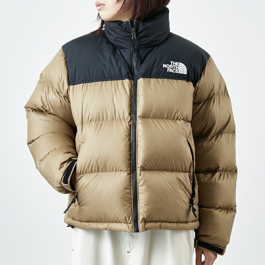 THE NORTH FACE [ザ ノースフェイス] ショートヌプシジャケット [NDW92555] CK &&モデル身長：167cm 着用サイズ：L&&
