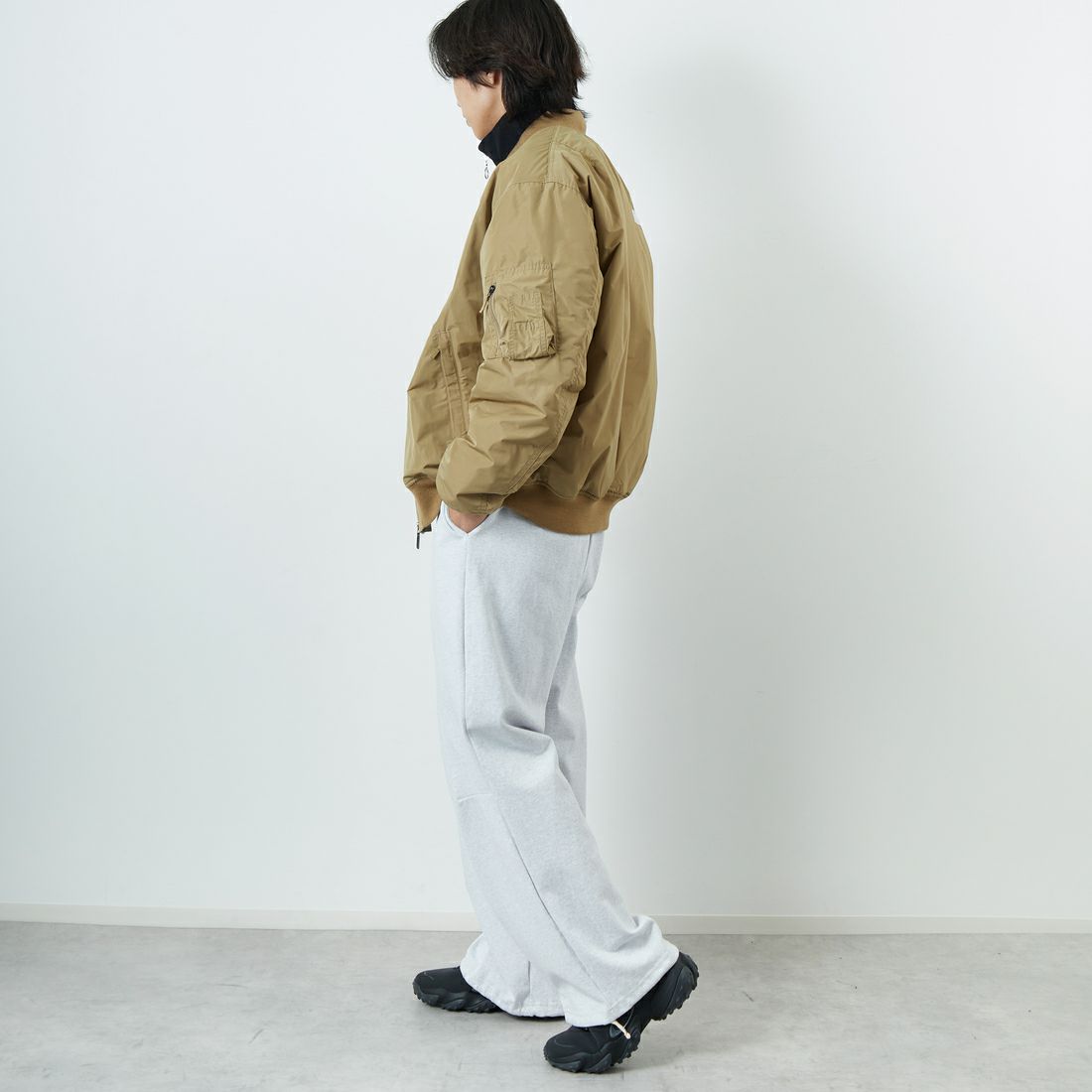 THE NORTH FACE [ザ ノースフェイス] インサレーションボンバージャケット [NY82552] CK &&モデル身長：179cm 着用サイズ：L&&
