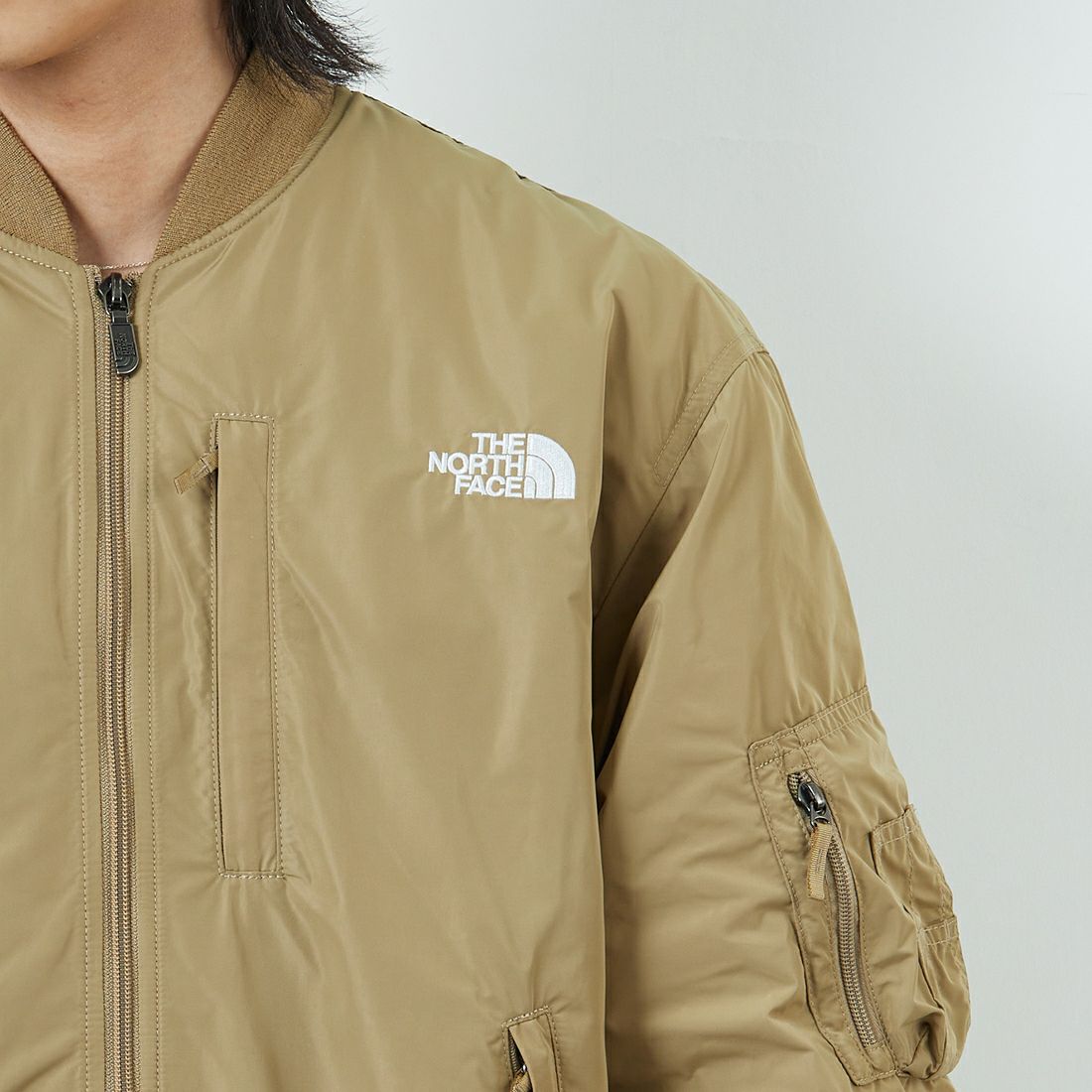 THE NORTH FACE [ザ ノースフェイス] インサレーションボンバージャケット [NY82552] CK &&モデル身長：179cm 着用サイズ：L&&