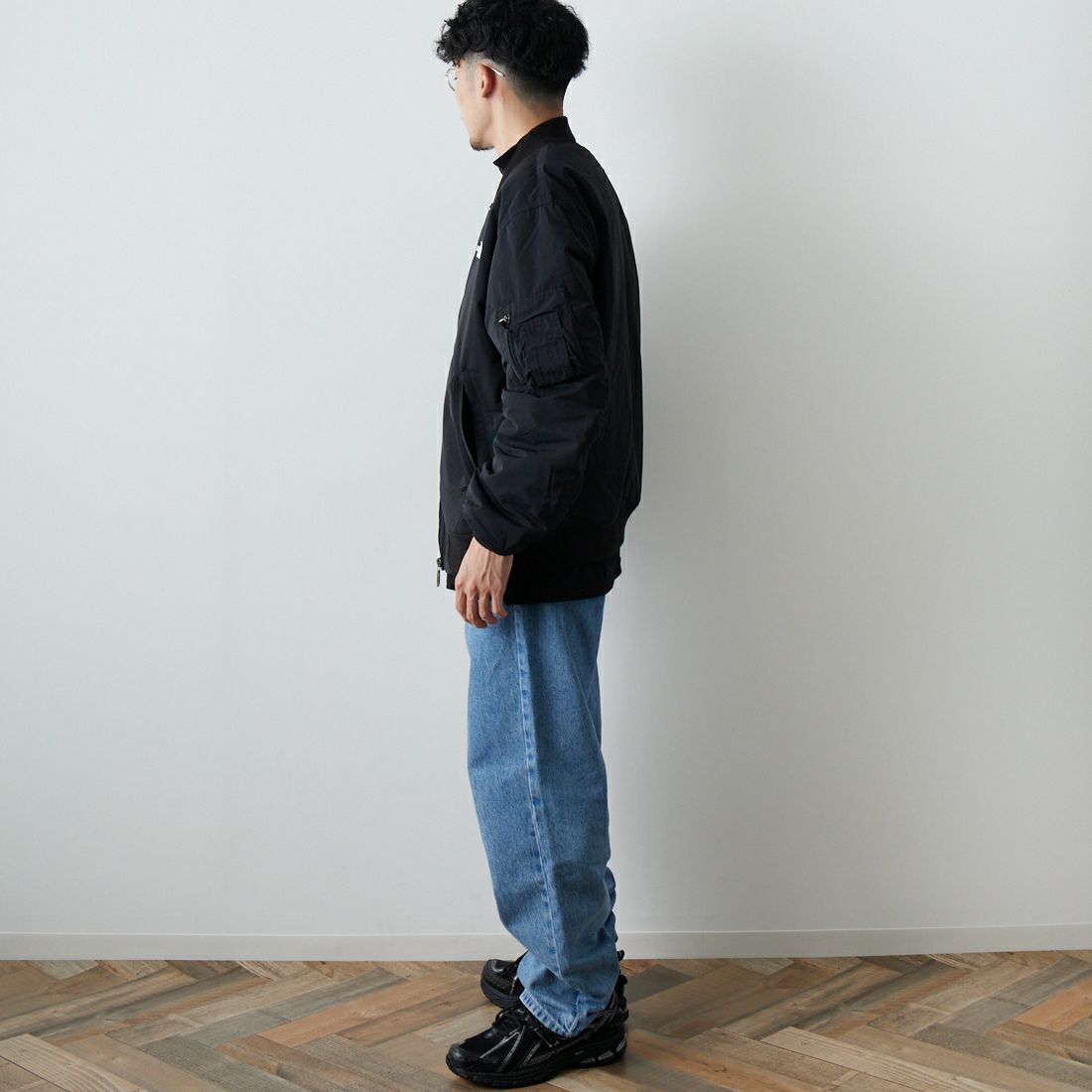 THE NORTH FACE [ザ ノースフェイス] インサレーションボンバージャケット [NY82552] K &&モデル身長：167cm 着用サイズ：L&&