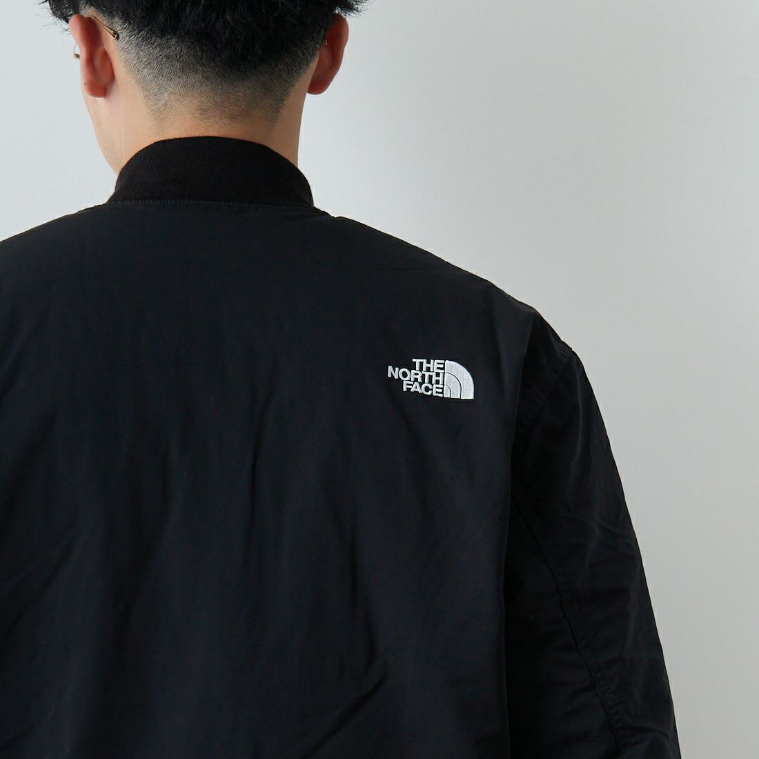 THE NORTH FACE [ザ ノースフェイス] インサレーションボンバージャケット [NY82552] K &&モデル身長：167cm 着用サイズ：L&&