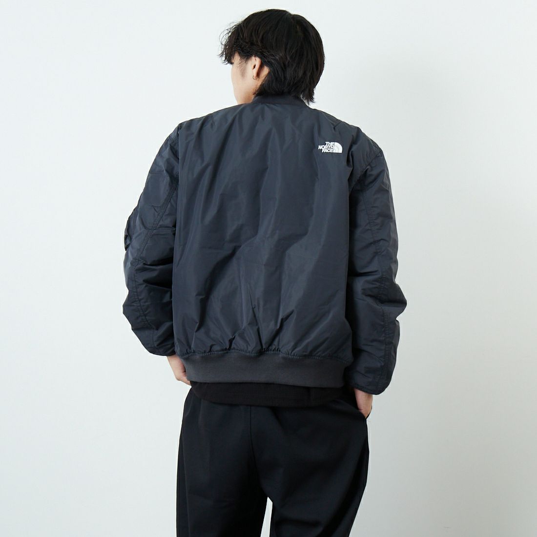 THE NORTH FACE [ザ ノースフェイス] インサレーションボンバージャケット [NY82552] AG &&モデル身長：179cm 着用サイズ：M&&