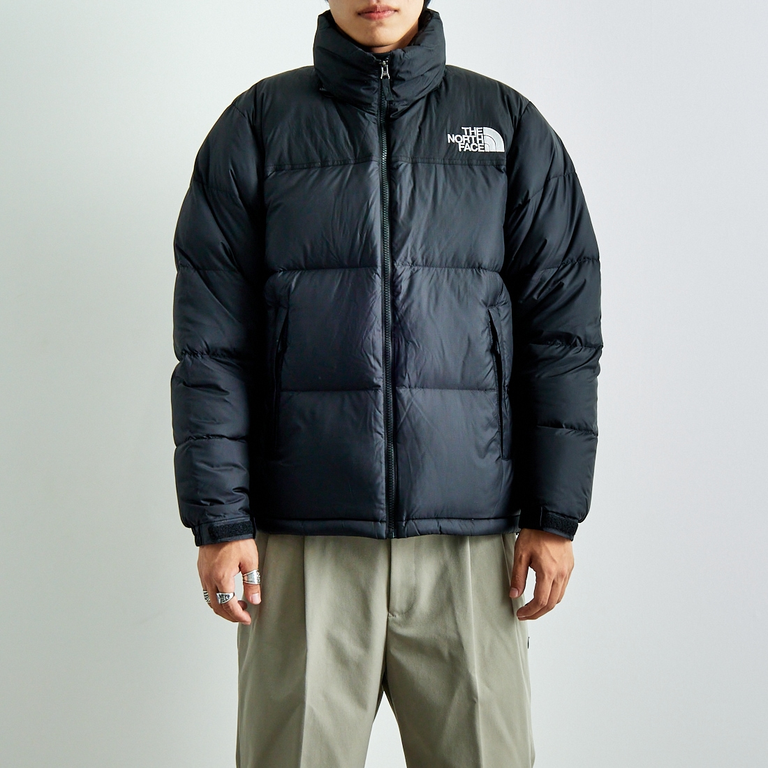 THE NORTH FACE [ザ ノースフェイス] ヌプシジャケット [ND92555] K &&モデル身長：179cm 着用サイズ：M&&