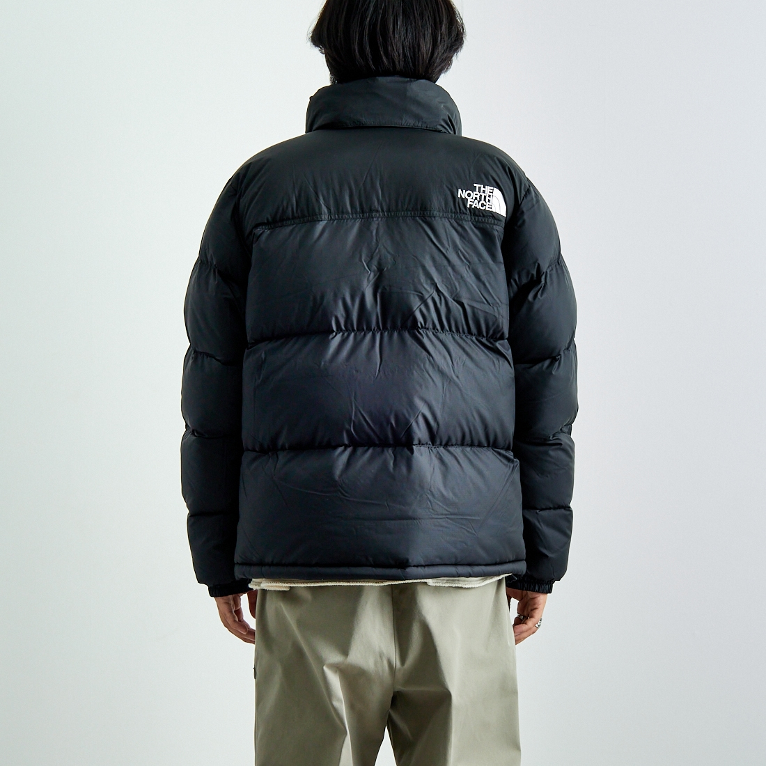 THE NORTH FACE [ザ ノースフェイス] ヌプシジャケット [ND92555] K &&モデル身長：179cm 着用サイズ：L&&