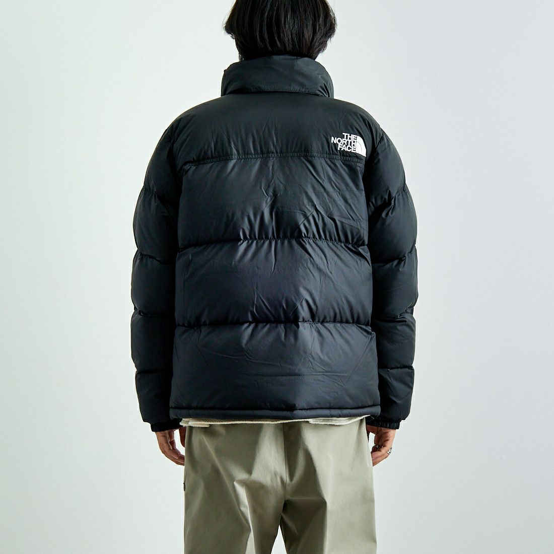THE NORTH FACE [ザ ノースフェイス] ヌプシジャケット [ND92555] K &&モデル身長：179cm 着用サイズ：L&&
