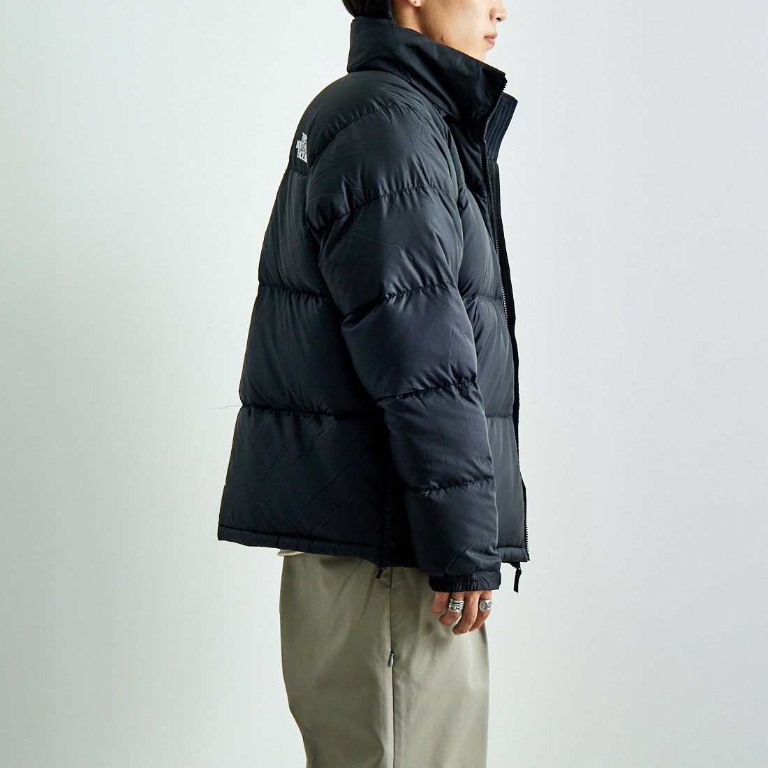 THE NORTH FACE [ザ ノースフェイス] ヌプシジャケット [ND92555] K &&モデル身長：179cm 着用サイズ：XL&&