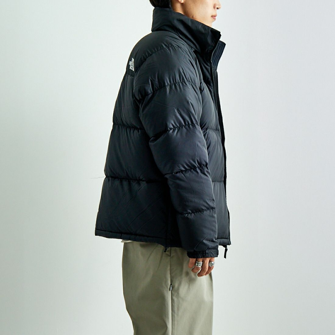 THE NORTH FACE [ザ ノースフェイス] ヌプシジャケット [ND92555] K &&モデル身長：179cm 着用サイズ：XL&&