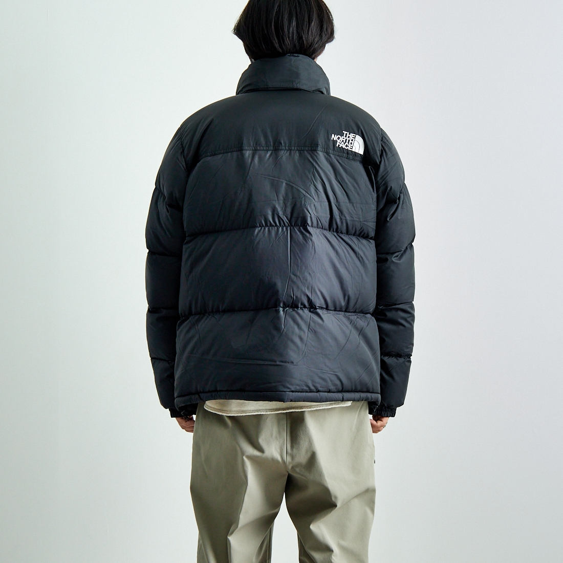 THE NORTH FACE [ザ ノースフェイス] ヌプシジャケット [ND92555] K &&モデル身長：179cm 着用サイズ：XL&&