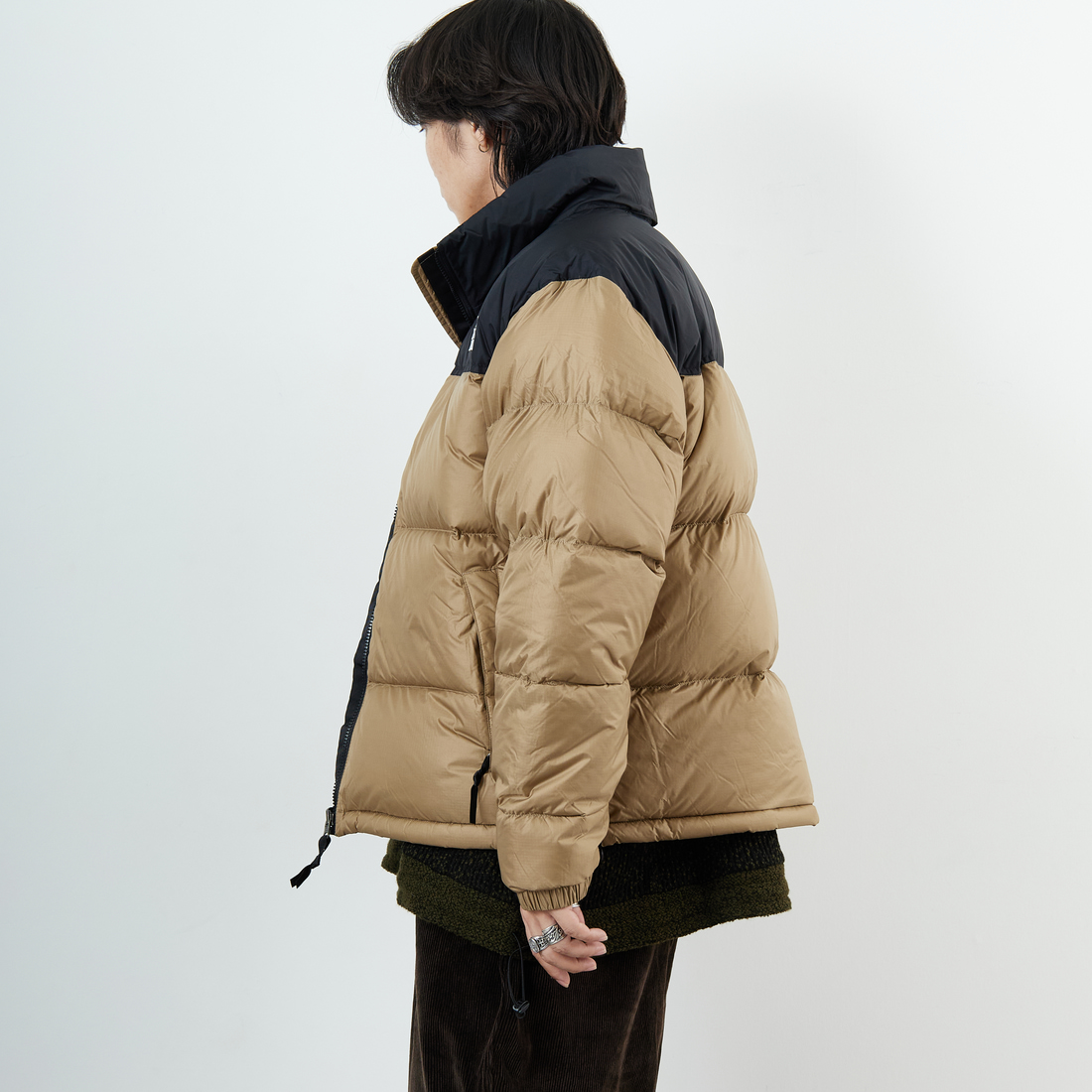 THE NORTH FACE [ザ ノースフェイス] ヌプシジャケット [ND92555] CK &&モデル身長：179cm 着用サイズ：XL&&