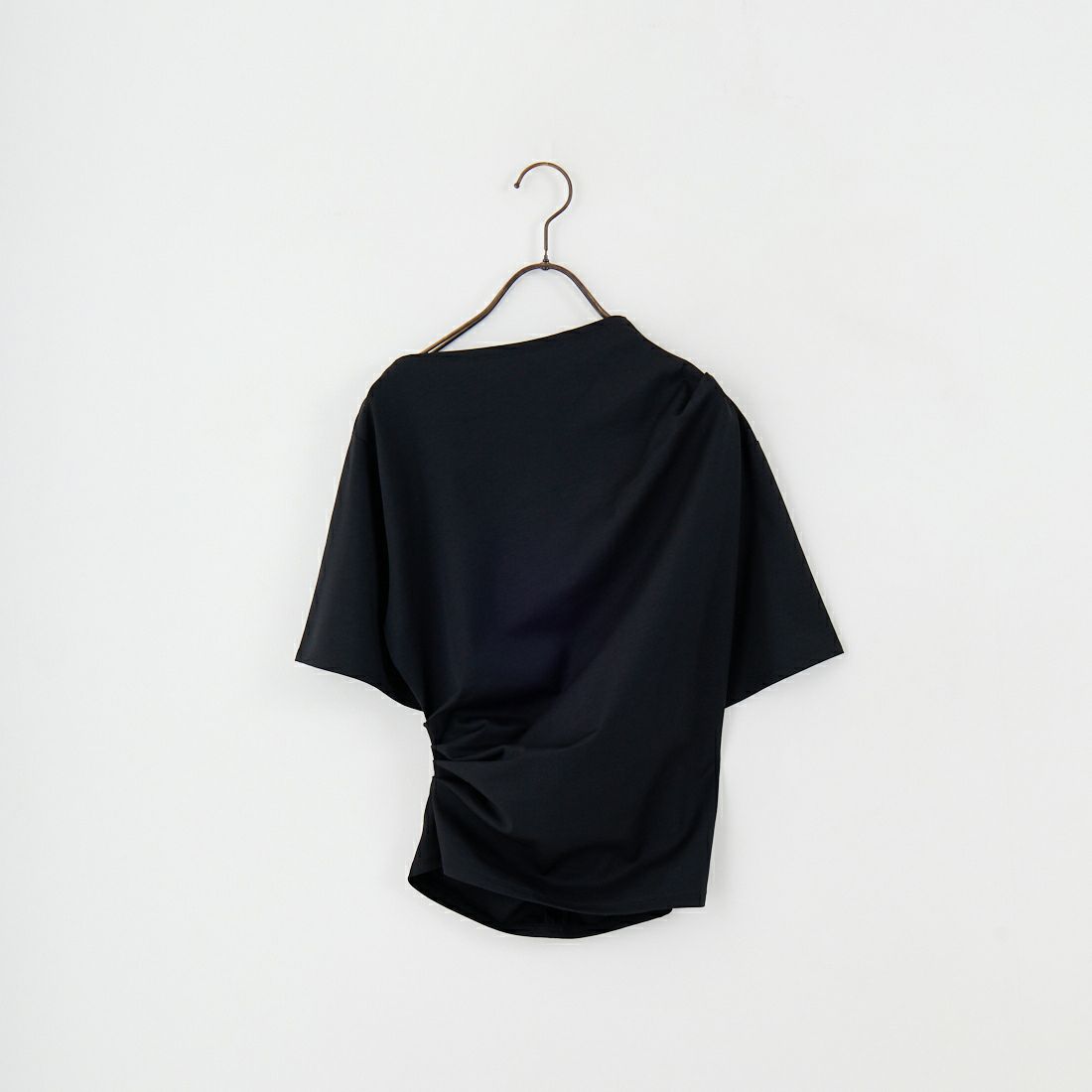 RIM.ARK [リムアーク] アシンメトリータックカットトップス [460IAN80-0071] BLK