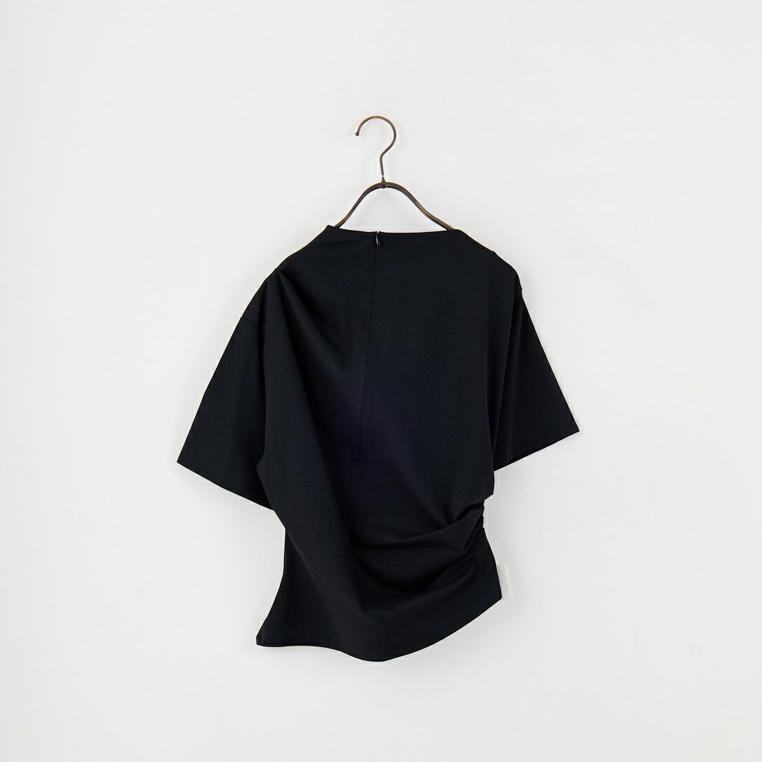 RIM.ARK [リムアーク] アシンメトリータックカットトップス [460IAN80-0071] BLK