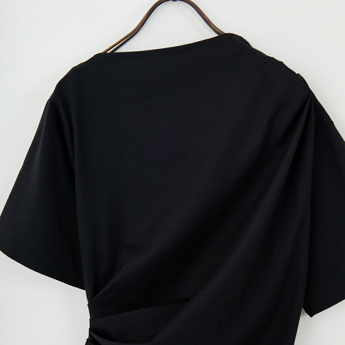 RIM.ARK [リムアーク] アシンメトリータックカットトップス [460IAN80-0071] BLK