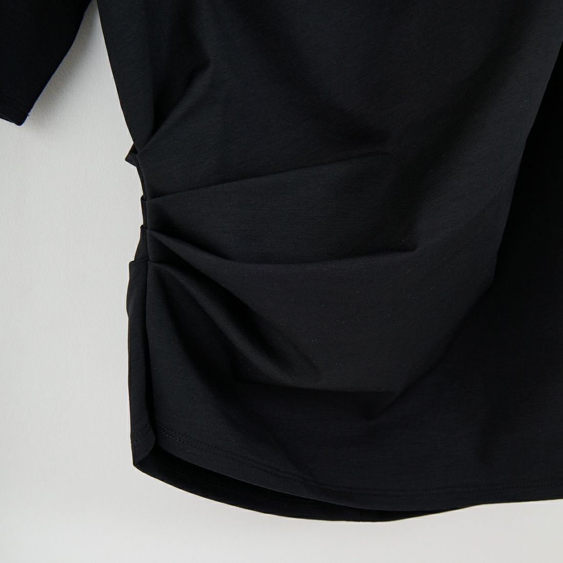 RIM.ARK [リムアーク] アシンメトリータックカットトップス [460IAN80-0071] BLK