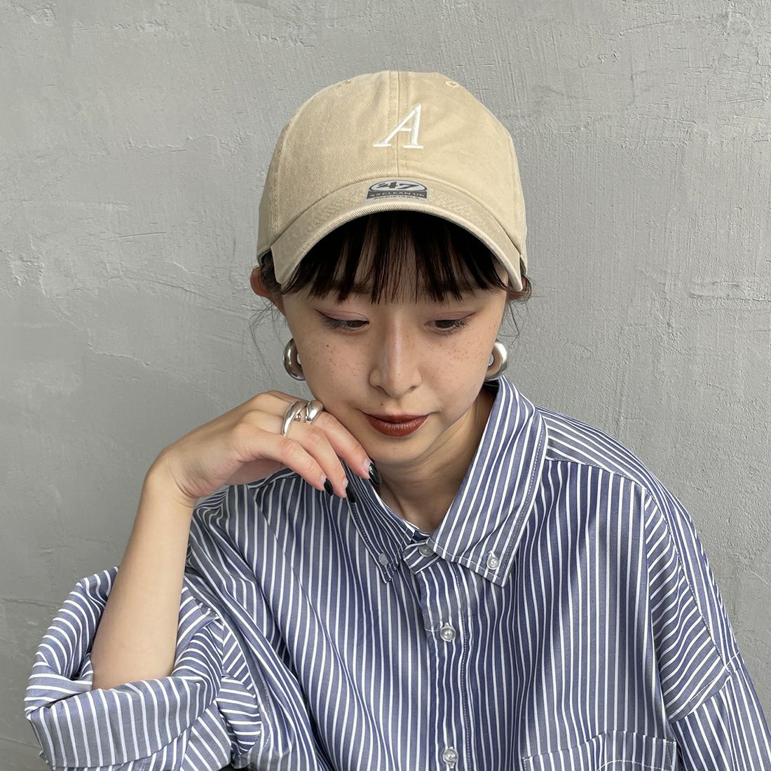 AMERICANA×47×MMN キャップ Americana [アメリカーナ] 47 クリーンナップキャップ [FC-020