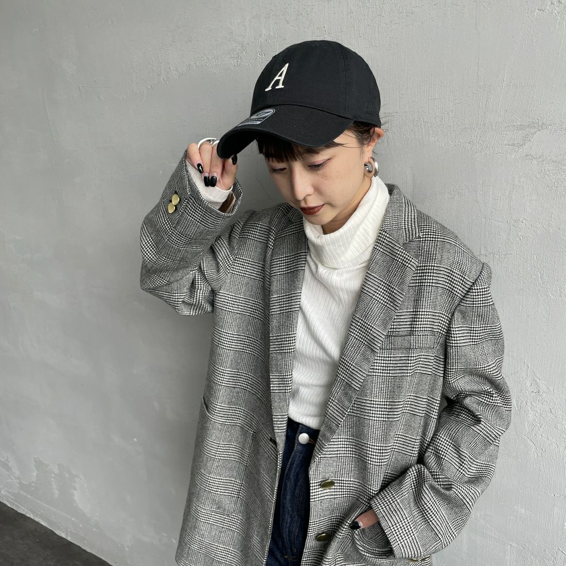 Americana [アメリカーナ] 47 クリーンナップキャップ [FC-020] ﾌﾞﾗｯｸ