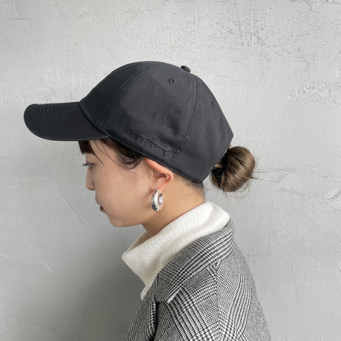 Americana [アメリカーナ] 47 クリーンナップキャップ [FC-020] ﾌﾞﾗｯｸ