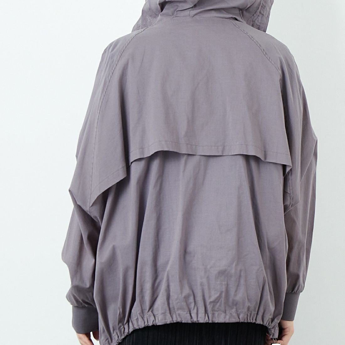 DIGNITE COLLIER [ディニテコリエ] フーディージップブルゾン [80255355] 003 ﾁｬｺｰﾙ &&モデル身長：167cm 着用サイズ：F&&