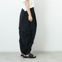 MAISON SPACIAL ブラックパンツ MAISON SPECIAL [メゾンスペシャル] サイドファスナー