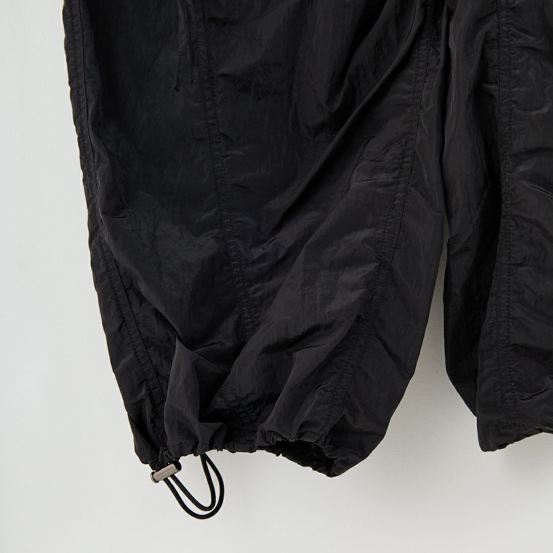 MAISON SPECIAL [メゾンスペシャル] サイドファスナーパラシュートパンツ [21251465814] BLK