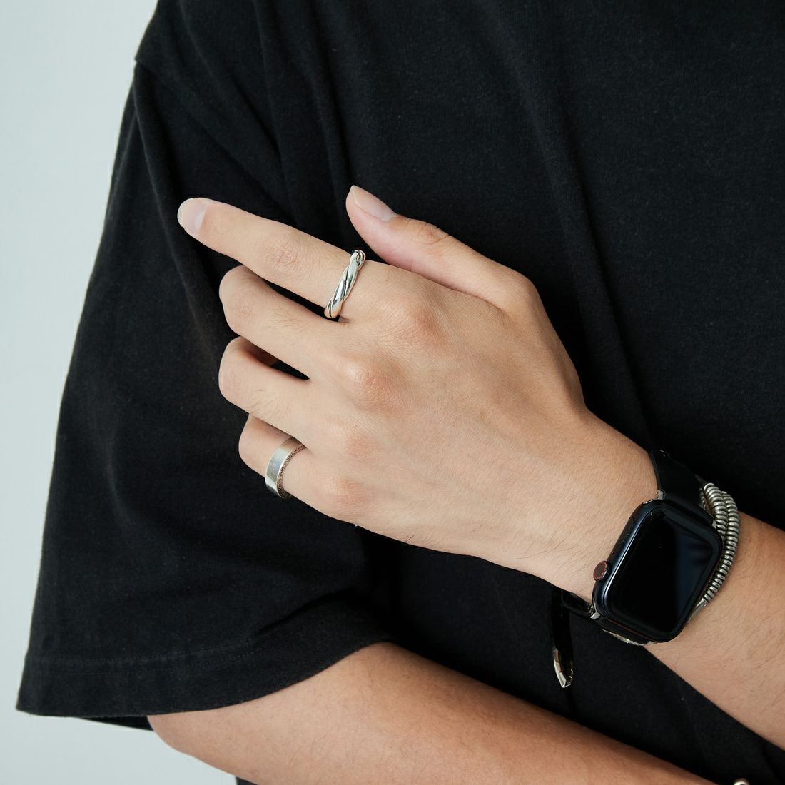 XOLO JEWELRY [ショロジュエリー] シングルツイストリング [XOR063] SILVER