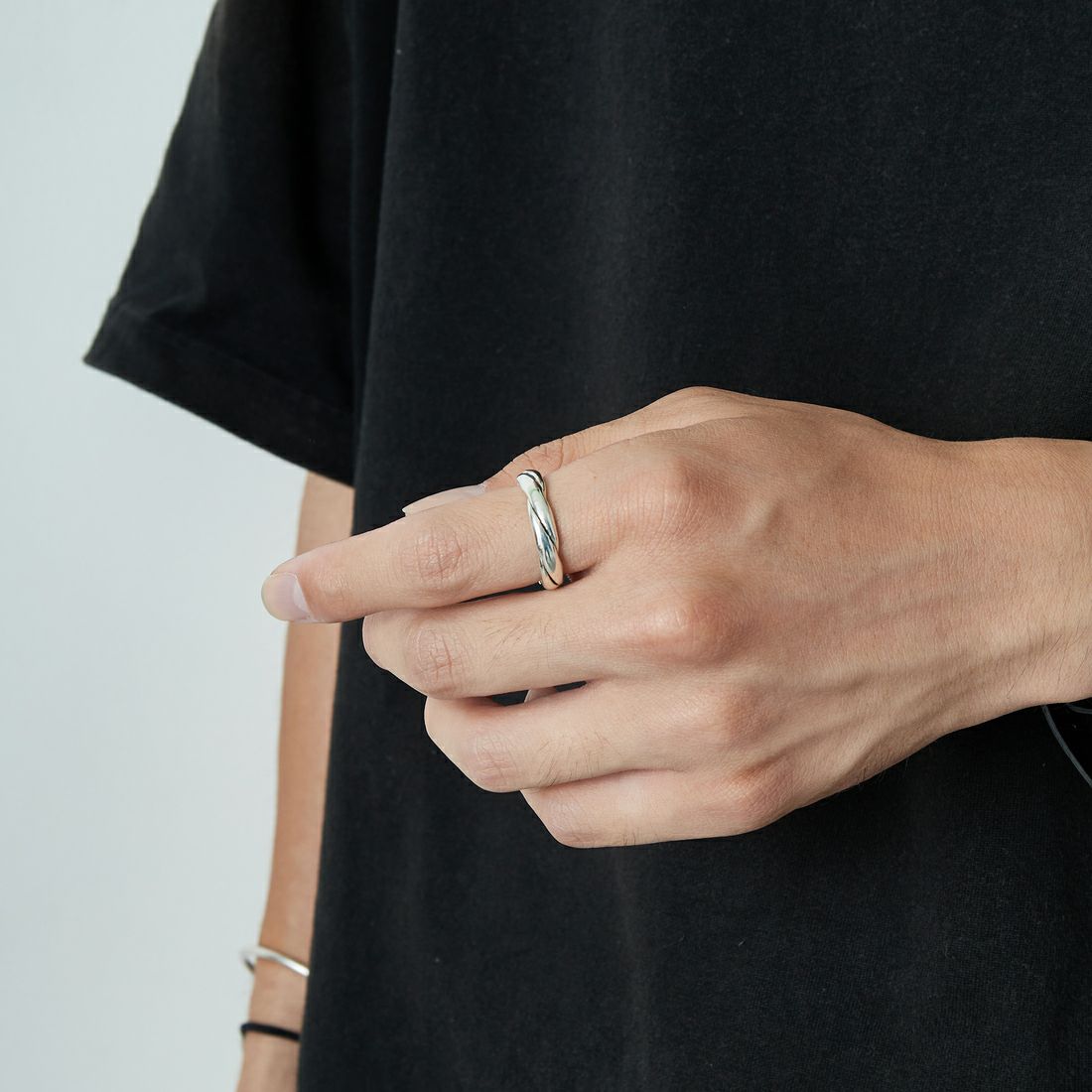 XOLO JEWELRY [ショロジュエリー] シングルツイストリング [XOR063] SILVER