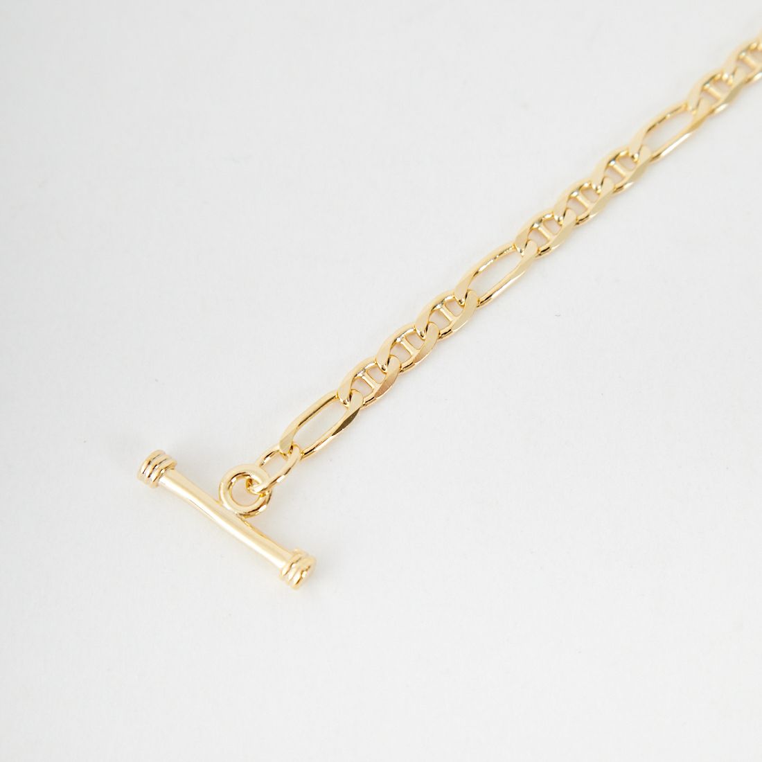 XOLO JEWELRY [ショロジュエリー] フィガログッチリンクブレスレット 4mm [XOB121-19G] GOLD