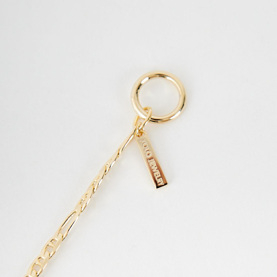 XOLO JEWELRY [ショロジュエリー] フィガログッチリンクブレスレット 4mm [XOB121-19G] GOLD