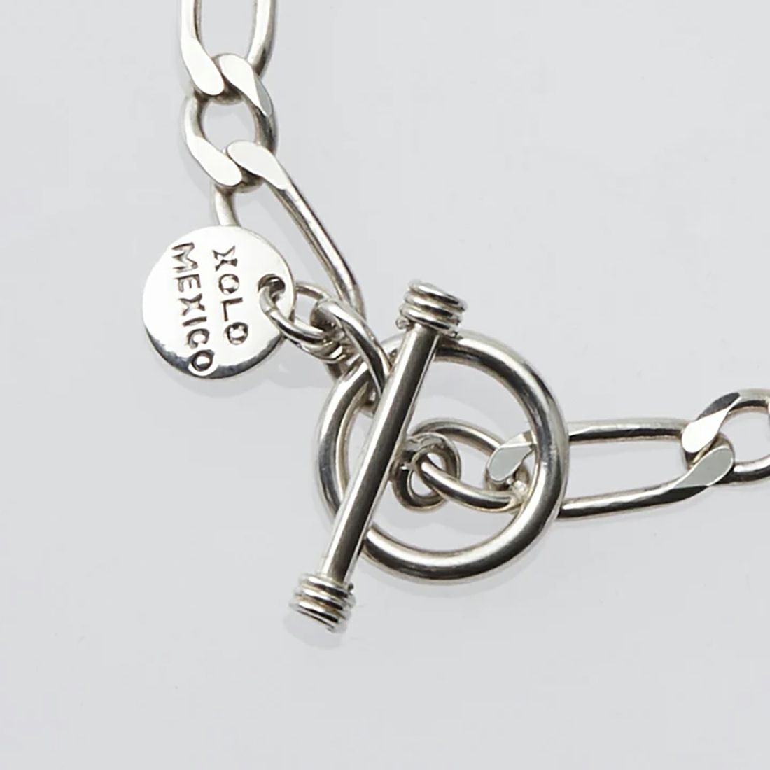 XOLO JEWELRY [ショロジュエリー] オーバル ミューチャルリンクブレスレット 6mm [XOB009-19] SILVER