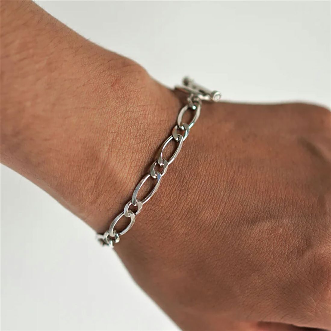XOLO JEWELRY [ショロジュエリー] オーバル ミューチャルリンクブレスレット 6mm [XOB009-19] SILVER