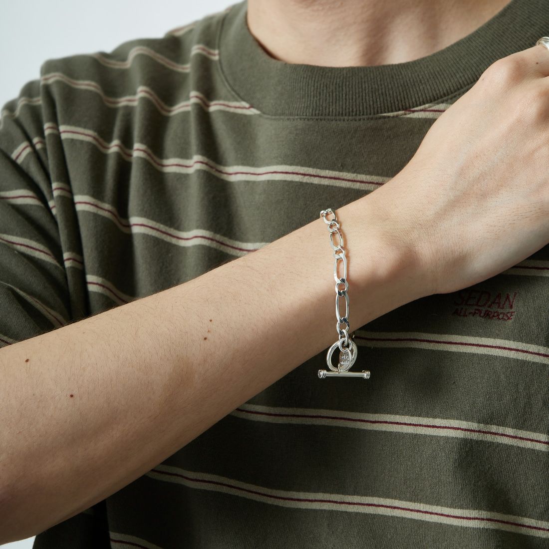 XOLO JEWELRY [ショロジュエリー] オーバル ミューチャルリンクブレスレット 6mm [XOB009-19] SILVER