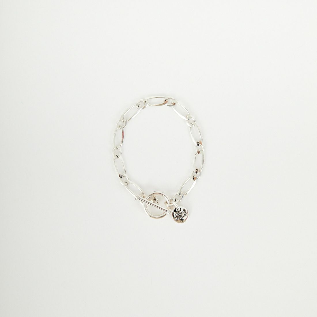 XOLO JEWELRY [ショロジュエリー] オーバル ミューチャルリンクブレスレット 6mm [XOB009-19] SILVER