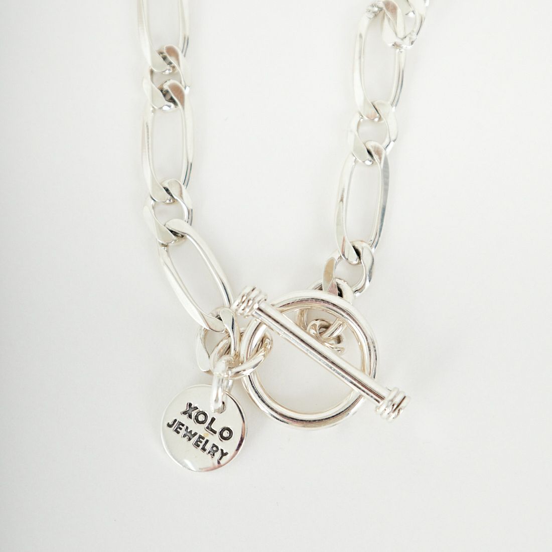 XOLO JEWELRY [ショロジュエリー] オーバル ミューチャルリンクブレスレット 6mm [XOB009-19] SILVER