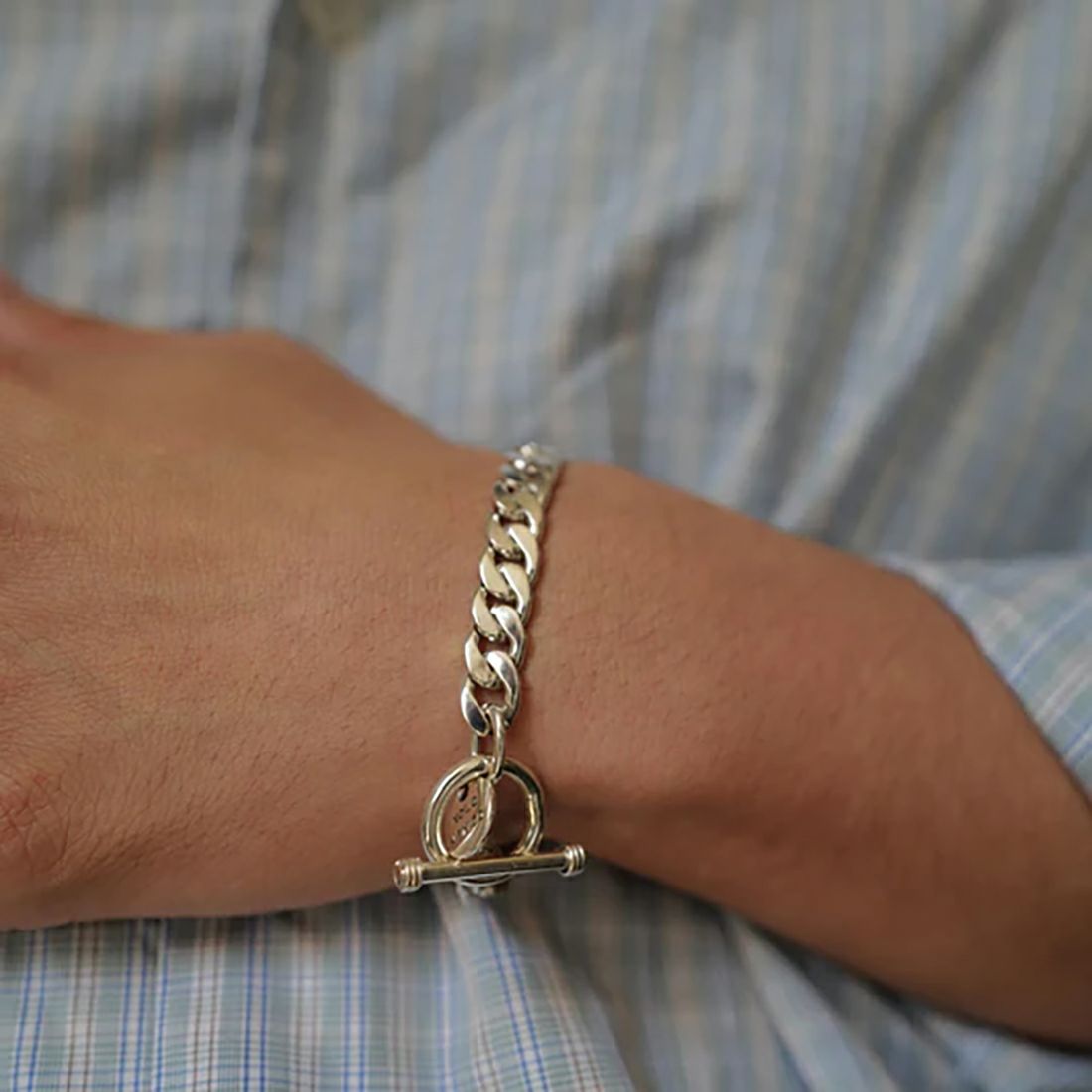 XOLO JEWELRY [ショロジュエリー] ベーシックリンクブレスレット 8mm [XOB008-19] SILVER