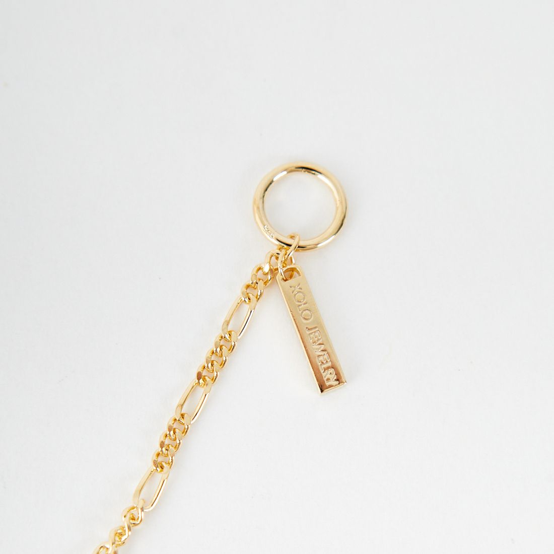 XOLO JEWELRY [ショロジュエリー] フィガロリンクネックレス 2mm [XON049-60G] GOLD