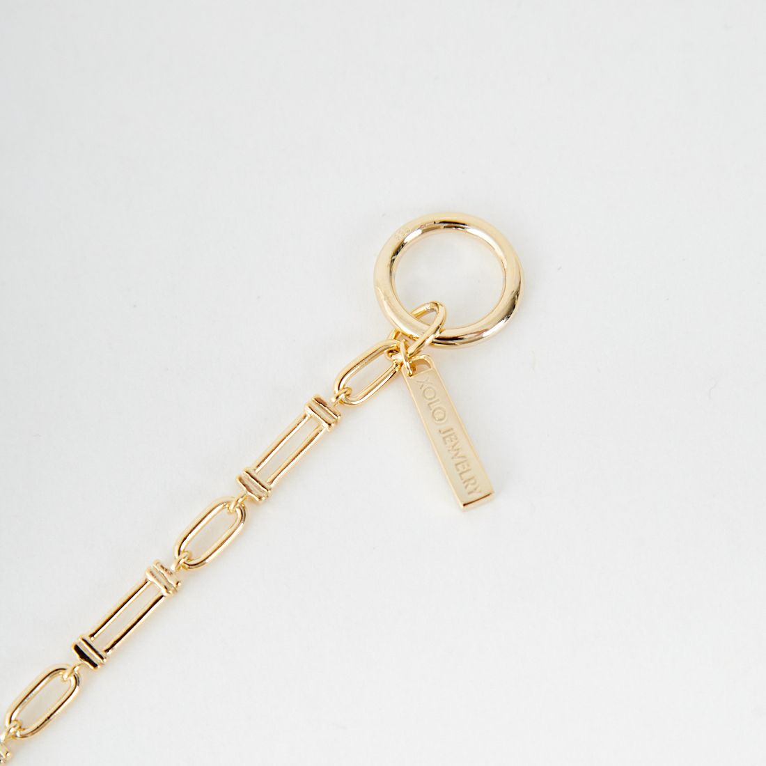 XOLO JEWELRY [ショロジュエリー] ランタンリンクブレスレット 3mm [XOB119-19G] GOLD