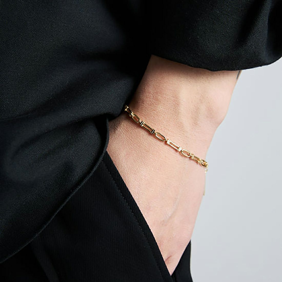 XOLO JEWELRY [ショロジュエリー] ランタンリンクブレスレット 3mm [XOB119-19G] GOLD