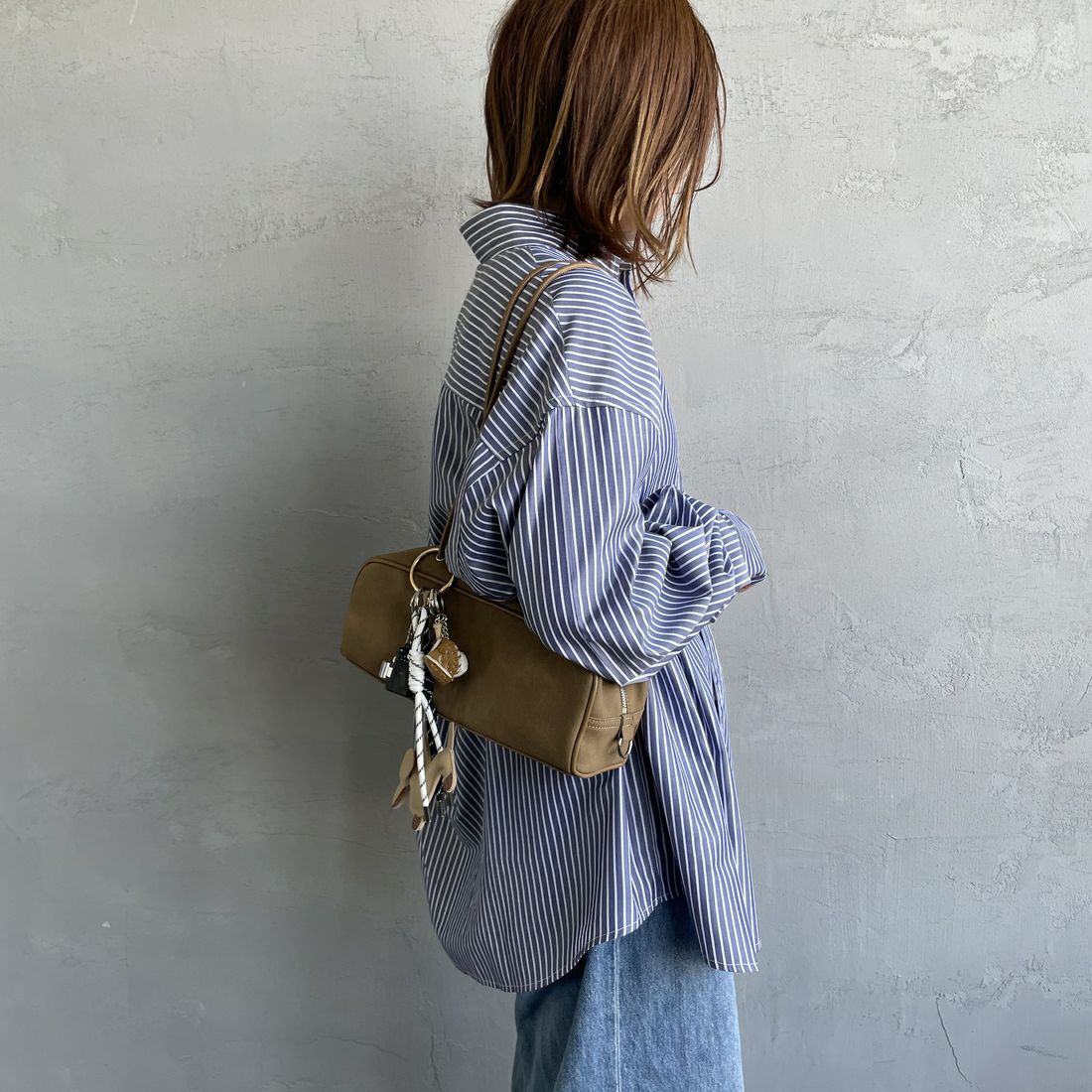 &MyuQ [アンドミューク] KAKU ショルダーバッグ [MCB096] S.SAND BEG