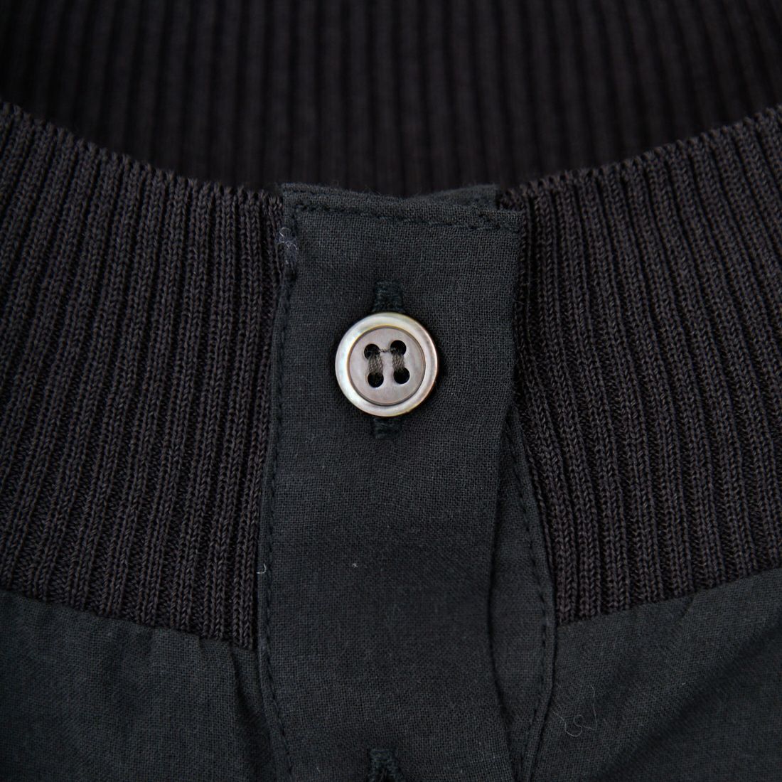 Munich [ミューニック] リブカフドッキングブラウス [MN252T02] 009 BLK