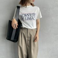 01 WHITE&&モデル身長：158cm 着用サイズ：F0&&