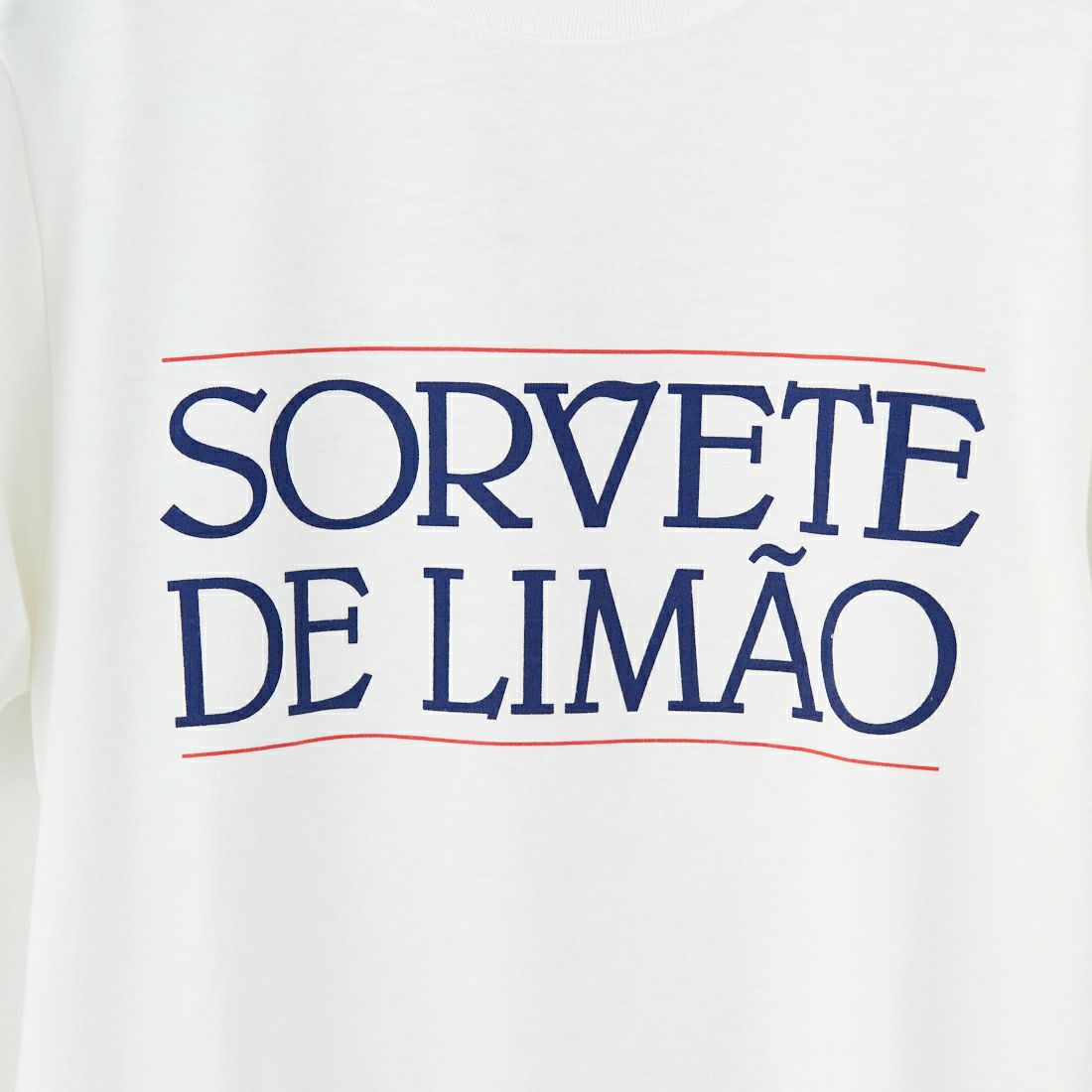 THE SHINZONE [ザ シンゾーン] SORVETE DE LIMAO Tシャツ [25MMSCU07] 01 WHITE