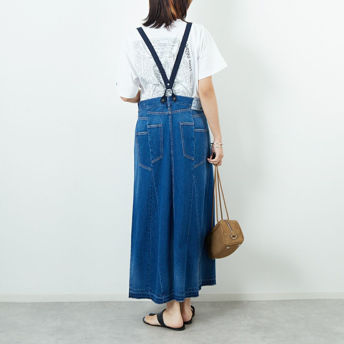 ANTGAUGE [アントゲージ] ｻﾛﾍﾟｯﾄｽｶｰﾄ [GE521] 36 ﾕｰｽﾞﾄﾞ &&モデル身長：167cm 着用サイズ：M&&