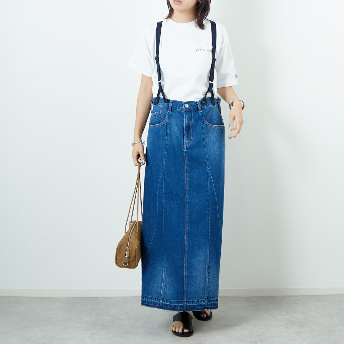 ANTGAUGE [アントゲージ] ｻﾛﾍﾟｯﾄｽｶｰﾄ [GE521] 36 ﾕｰｽﾞﾄﾞ &&モデル身長：167cm 着用サイズ：M&&