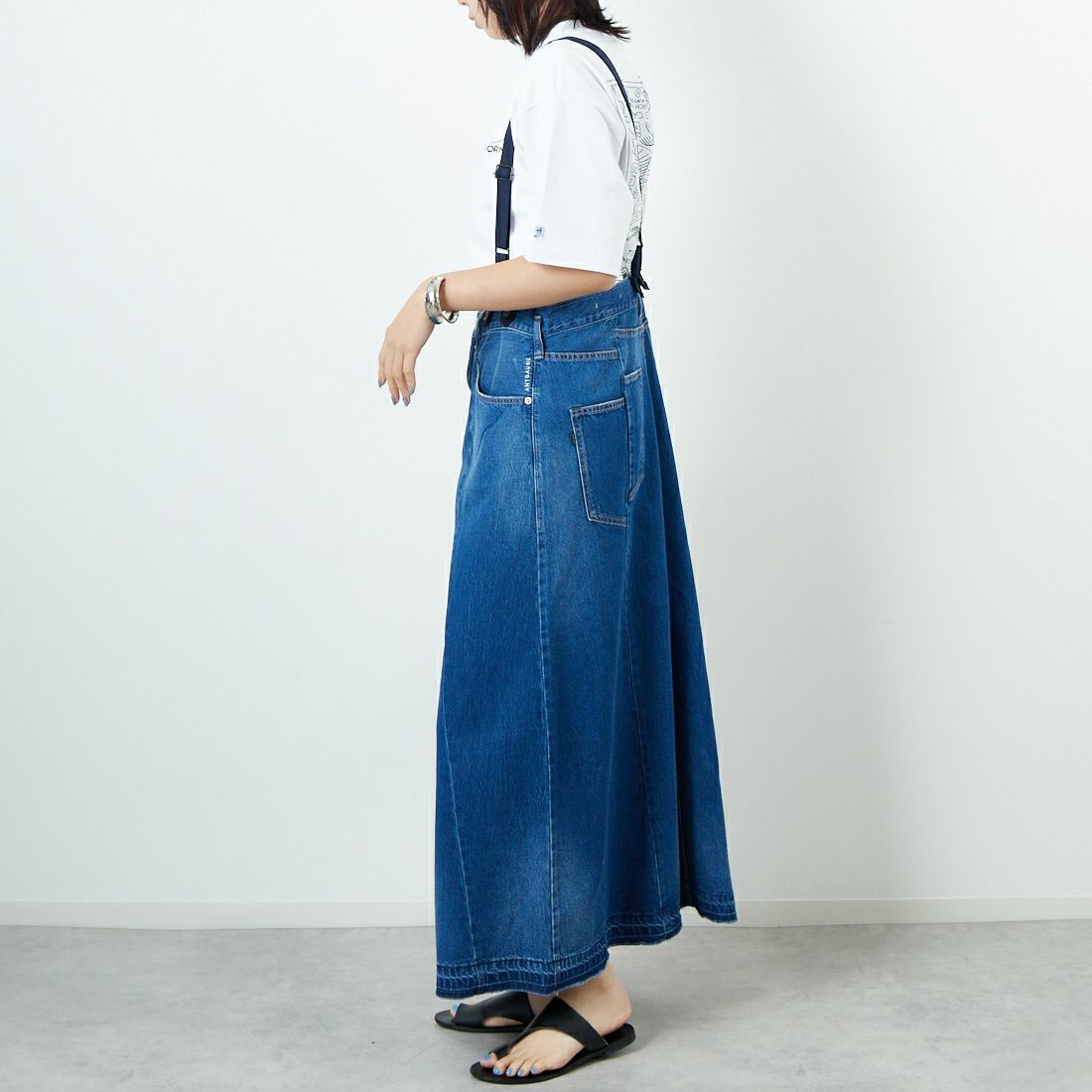 ANTGAUGE [アントゲージ] ｻﾛﾍﾟｯﾄｽｶｰﾄ [GE521] 36 ﾕｰｽﾞﾄﾞ &&モデル身長：167cm 着用サイズ：M&&