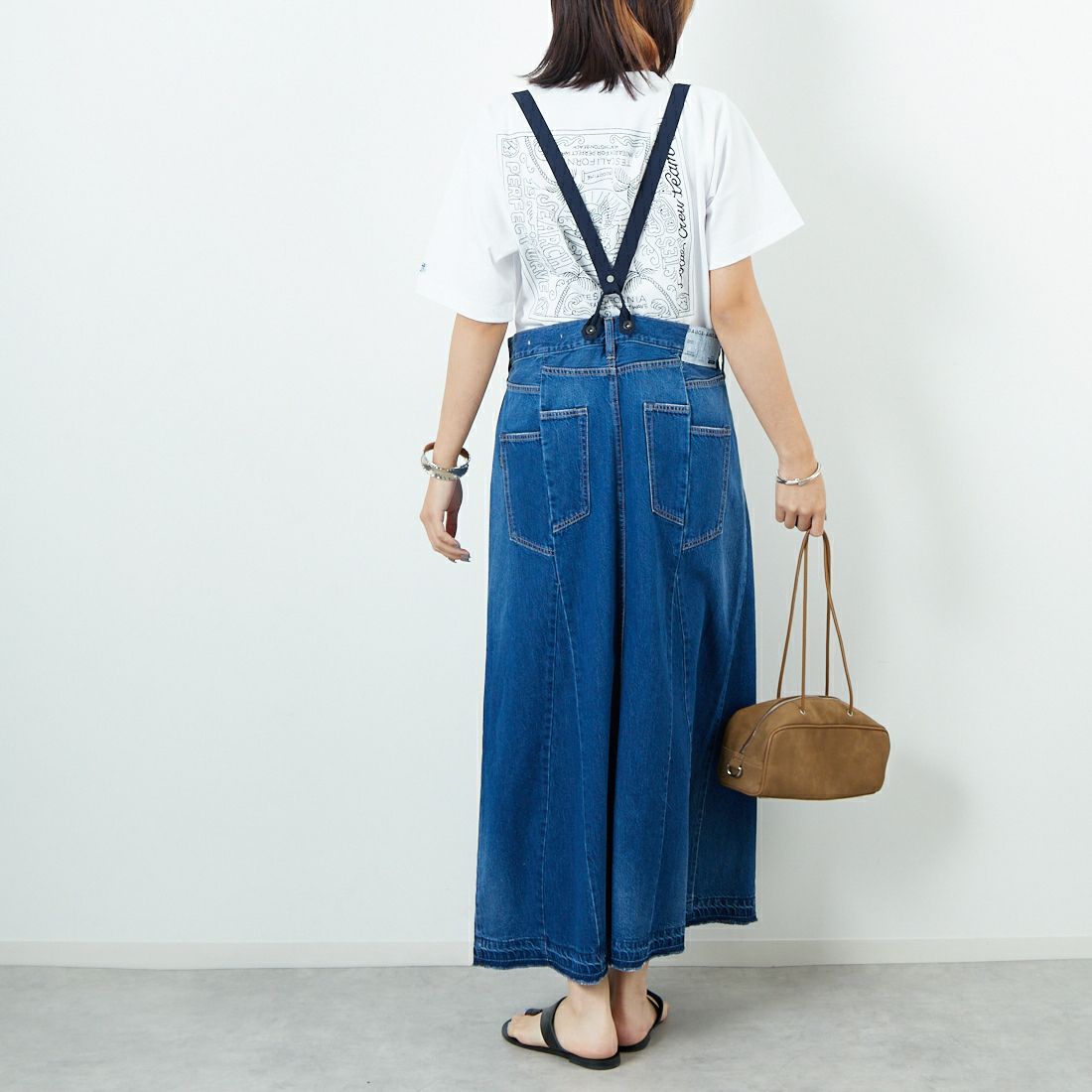 ANTGAUGE [アントゲージ] ｻﾛﾍﾟｯﾄｽｶｰﾄ [GE521] 36 ﾕｰｽﾞﾄﾞ &&モデル身長：167cm 着用サイズ：M&&